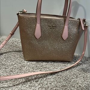 Kate Spade Pink Glitter Tote Bag